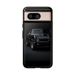 Black 1970 Nova SS Studio Front Tough Phone Case for Muscle Car Fans