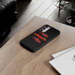 1969 Camaro SS Orange Triple View Muscle Car Tough Phone Case