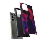 Neon Geisha Silhouette Phone Case | Tough Cover
