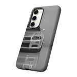 Silver Skyline Phone Case, R34 GTR 90s JDM Legend Tough Cover for Men Gift
