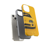 Yellow Supra Phone Case, MK4 90s JDM Legend Tough Protective Cover for Men