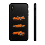 Orange Miura Classic Supercar Tough Phone Case - 3 View