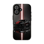 Camaro ZL1 Phone Case, Black Red Racing Stripe Studio Cover, Gift