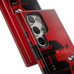 Red Mustang Art Phone Case, GT500 American Muscle Car Tough Cover