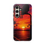 Basketball Court Sunset Phone Case | Tough Phone Case