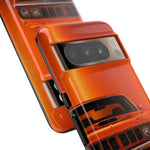 Orange Cuda Phone Case, 71 Classic Muscle Car Tough Cover