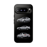 Silver Prelude Sports Coupe Tough Phone Case for JDM Fans