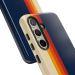 Retro Rainbow Stripe Phone Case | Tough Phone Case