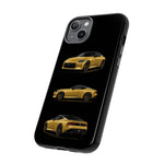 Gold Fairlady Z Classic Sports Car Tough Phone Case - 3 View