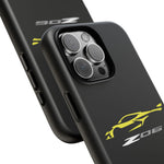Yellow C8 Z06 Phone Case for Chevy Fans, Tough Protective Cover
