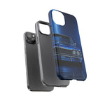 Blue Impala 1964 Phone Case, Classic Lowrider Tough Cover for Classic Car Fans