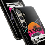 Retro IROC-Z Camaro phone case | 80s sunset palm car design