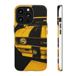 Z28 Yellow Camaro Retro Poster Tough Phone Case
