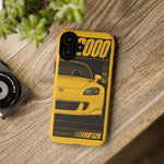 S2000 Spa Yellow Retro 90s JDM Car Tough Phone Case
