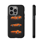 Orange Miura Classic Supercar Tough Phone Case - 3 View
