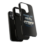 1969 Trans Am White Blue Stripe Tough Phone Case Cover Gift