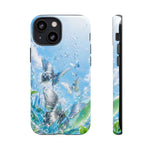 Copy of Silver Butterflies Tough Case | Blue Sky Water Droplets Phone Cover