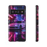 Silvia S15 Neon City JDM Car Phone Case | Tough Cover