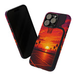 Basketball Court Sunset Phone Case | Tough Phone Case