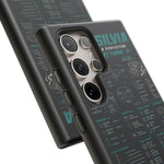 Teal S13 Silvia Phone Case, JDM Drift Infographic Spec Cover