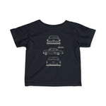 1954 Chevy Bel Air Baby Tee Toddler Shirt Classic Car Line Art Retro Graphic Top
