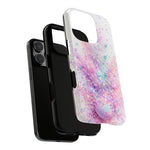 Pastel Galaxy Glitter Splash phone case | tough cover
