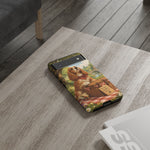 Cocker Spaniel Picnic Scene phone case | vintage dog art