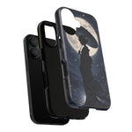 Geisha Parasol Moonlight Art Tough Phone Case
