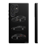 Black 300ZX Sports Car Tough Phone Case - Multi View