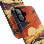 Retro Sunset Countach phone case | Sports car tough cover