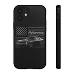 1970 Chevy Nova Phone Case Black Classic Muscle Car Tough Cover