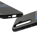 Blue C7 Z06 Sports Car Tough Phone Case Track Style Cover Gift