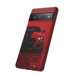 Red Mustang Art Phone Case, GT500 American Muscle Car Tough Cover