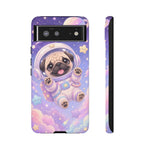 Cute Astronaut Pug Phone Case | Space Puppy Galaxy Stars