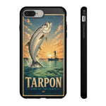 Tarpon Fishing Phone Case Saltwater Angler Tough Cover Gift