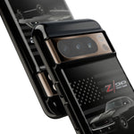 Z28 Camaro Phone Case Classic Muscle Car Patriotic Tough Cover Gift Art