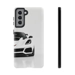 Arctic White C7 ZR1 Tough Phone Case for Vette Owners