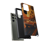 Orange Corvette C3 Stingray Sunset Palms Phone Case