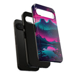 2 Rounds Canada Retina Artwork Vaporwave Phone Case – Landscape Aesthetic
