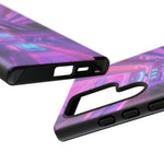 Empty Mall Escalator Vaporwave Art Tough Phone Case
