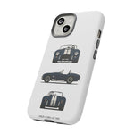 1966 Cobra Blue White Stripe Roadster Tough Phone Case Cover