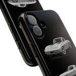 Silver Sting Ray Classic Corvette Phone Case Tough Multi View