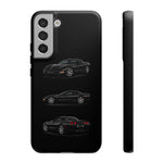 Black C5 Corvette Sports Car Phone Case Tough Multi View Print