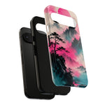 Japanese Minimalist Ink Vaporwave Phone Case – Sumi-e Aesthetic