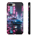Skyline GT-R Tokyo Rain JDM Night Art Tough Phone Case