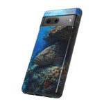 Grouper Reef Phone Case, Sunbeam Ledge Marine Art Tough Cover