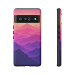 Pastel Mountain Haze Vaporwave Art Tough Phone Case