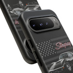 C3 Stingray Phone Case Black Sports Car Tough Cover Gift