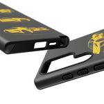 C8 Phone Case Yellow, Three-View Vector Cover, Gift for Vette Drivers