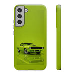 Green Cuda Muscle Car phone case for Gear Heads